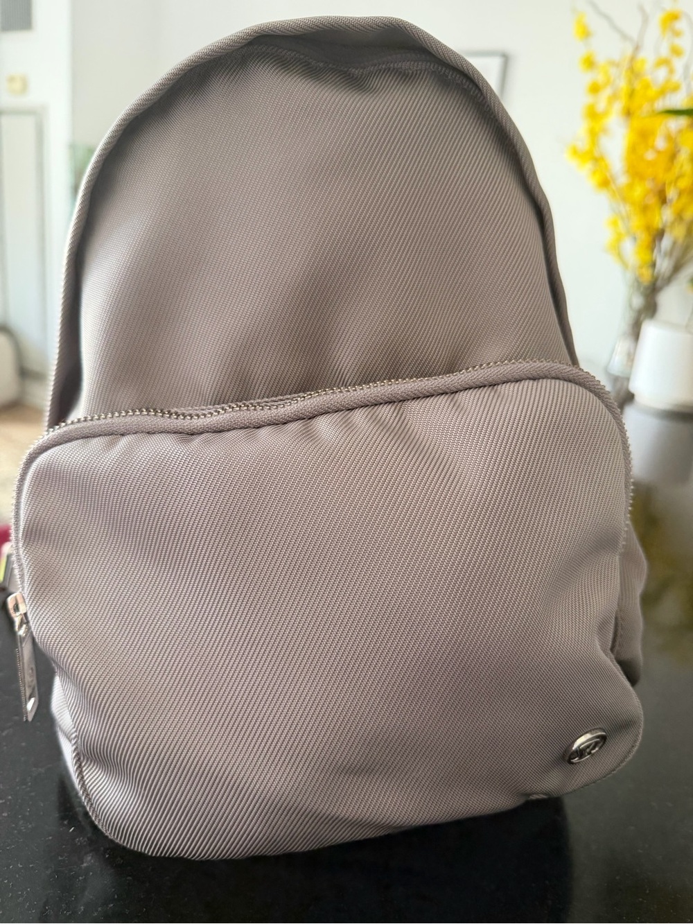 Lululemon Classic Small Backpack - Dark Chrome - Grey/Silver